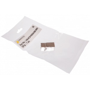 Повторитель портов RJ-45, экранированный, 90 градусов, кат.6A, формата Keystone